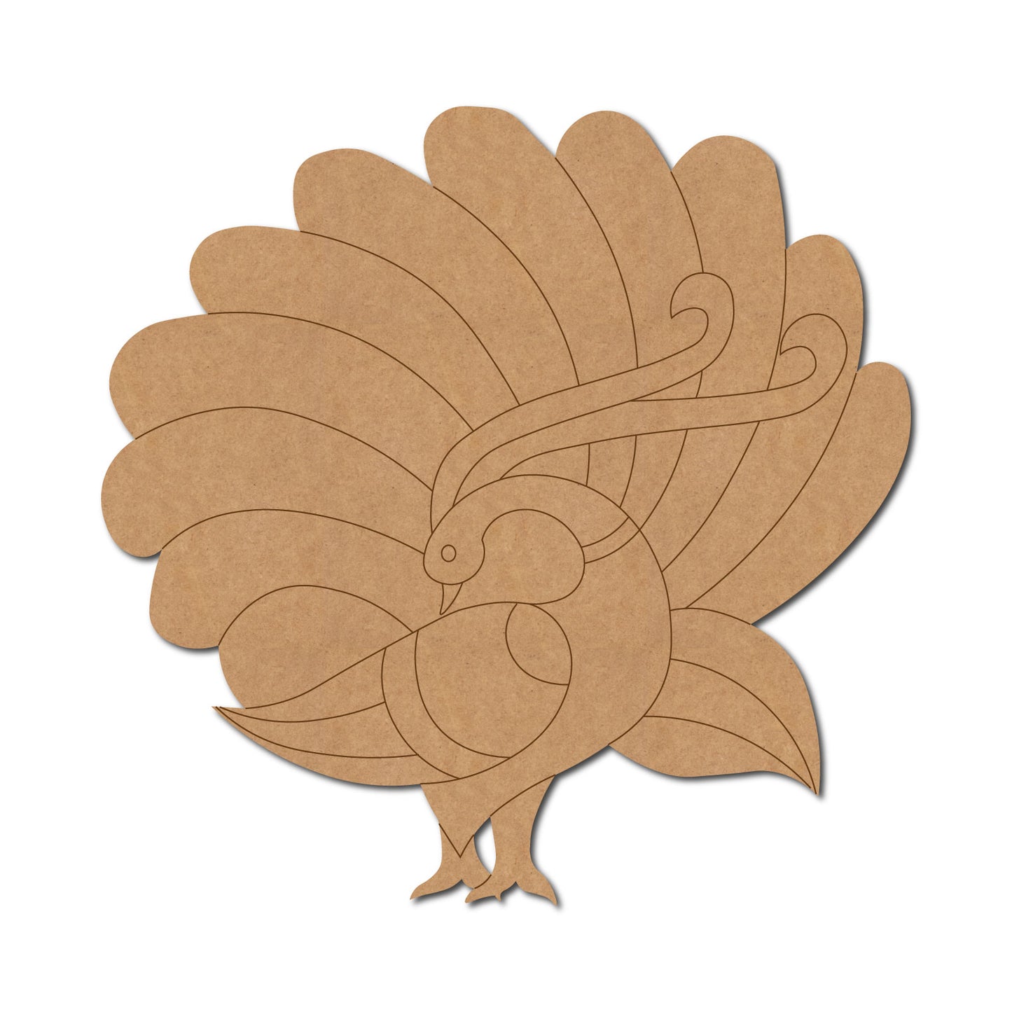 Peacock Pre Marked MDF Design 10