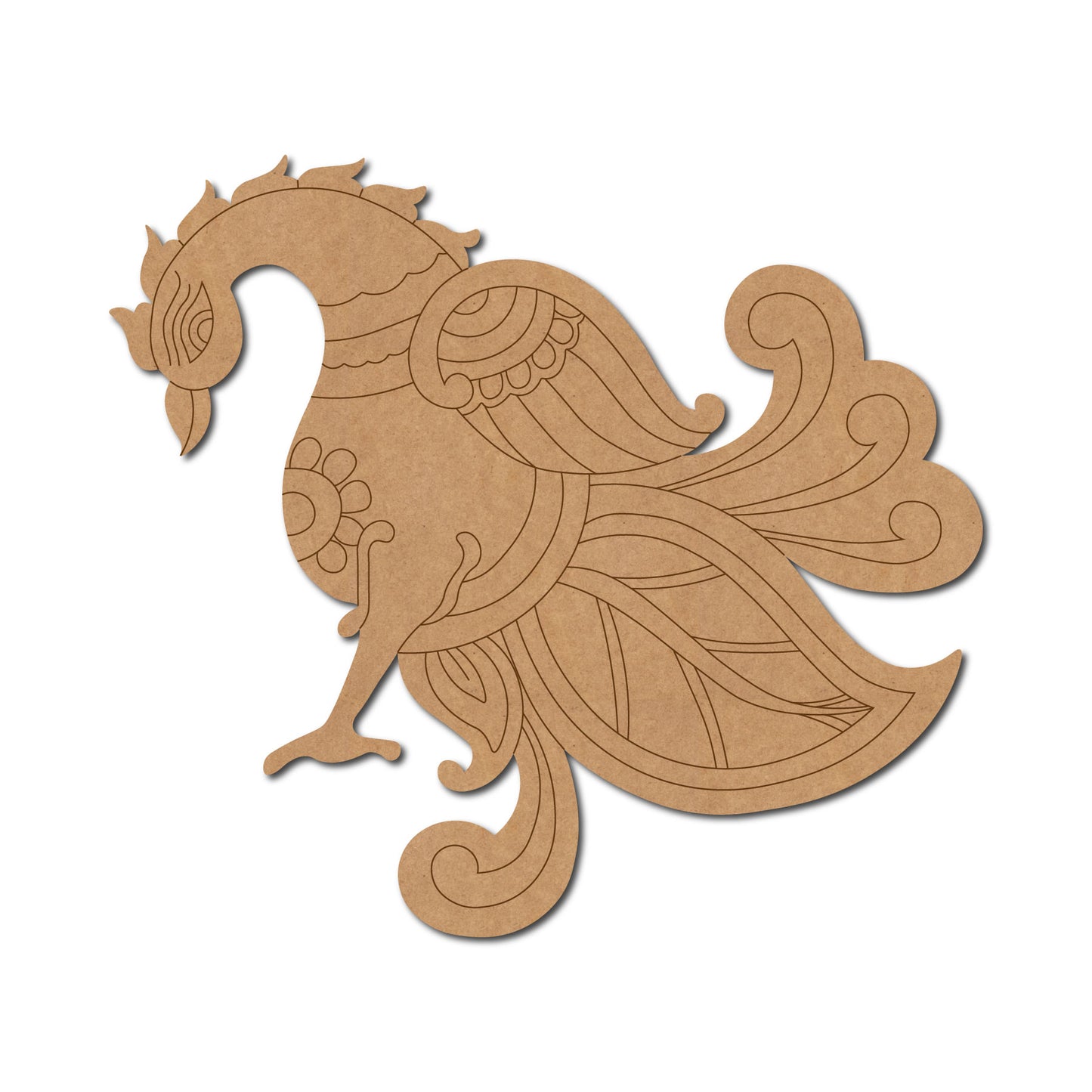 Peacock Pre Marked MDF Design 13