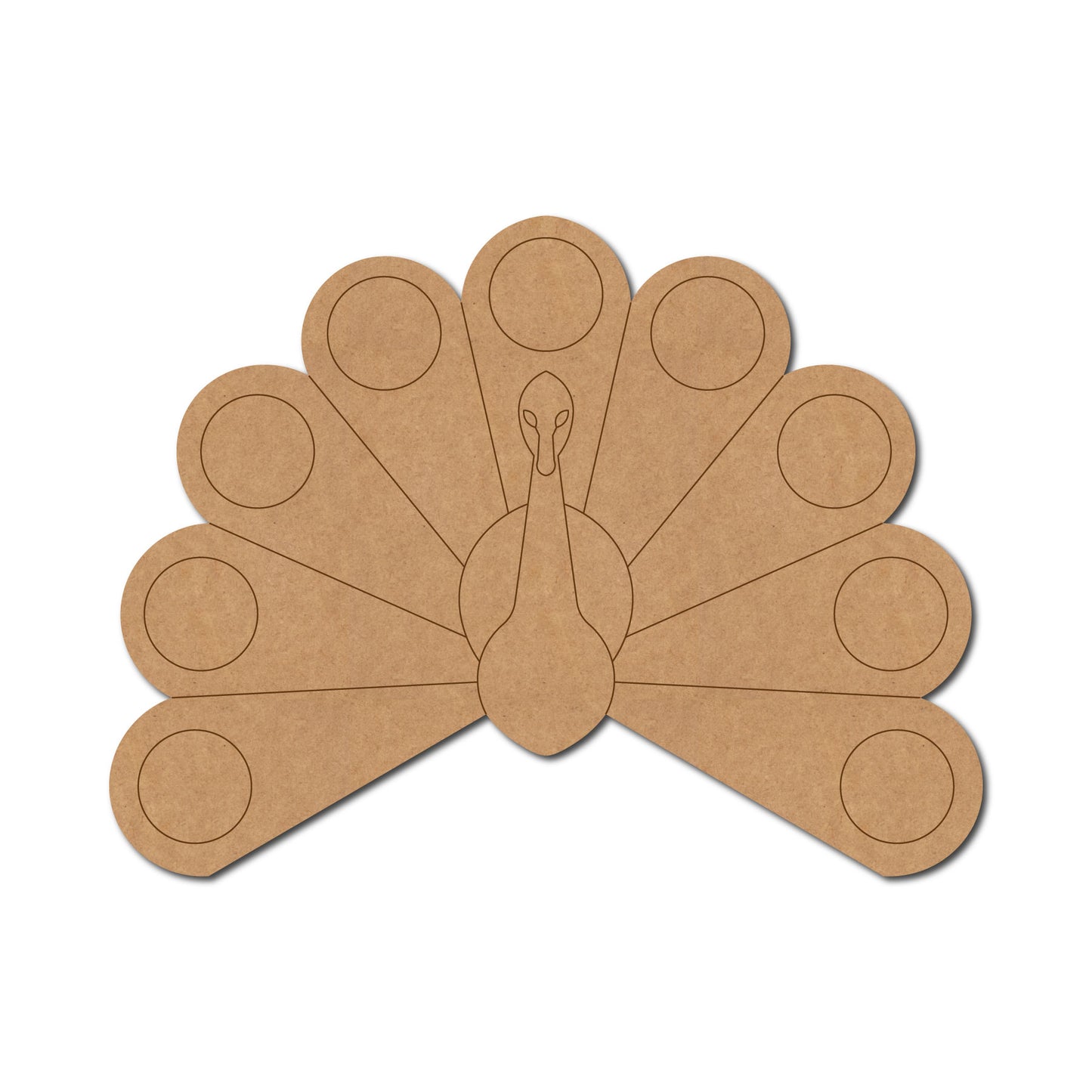 Peacock Pre Marked MDF Design 17