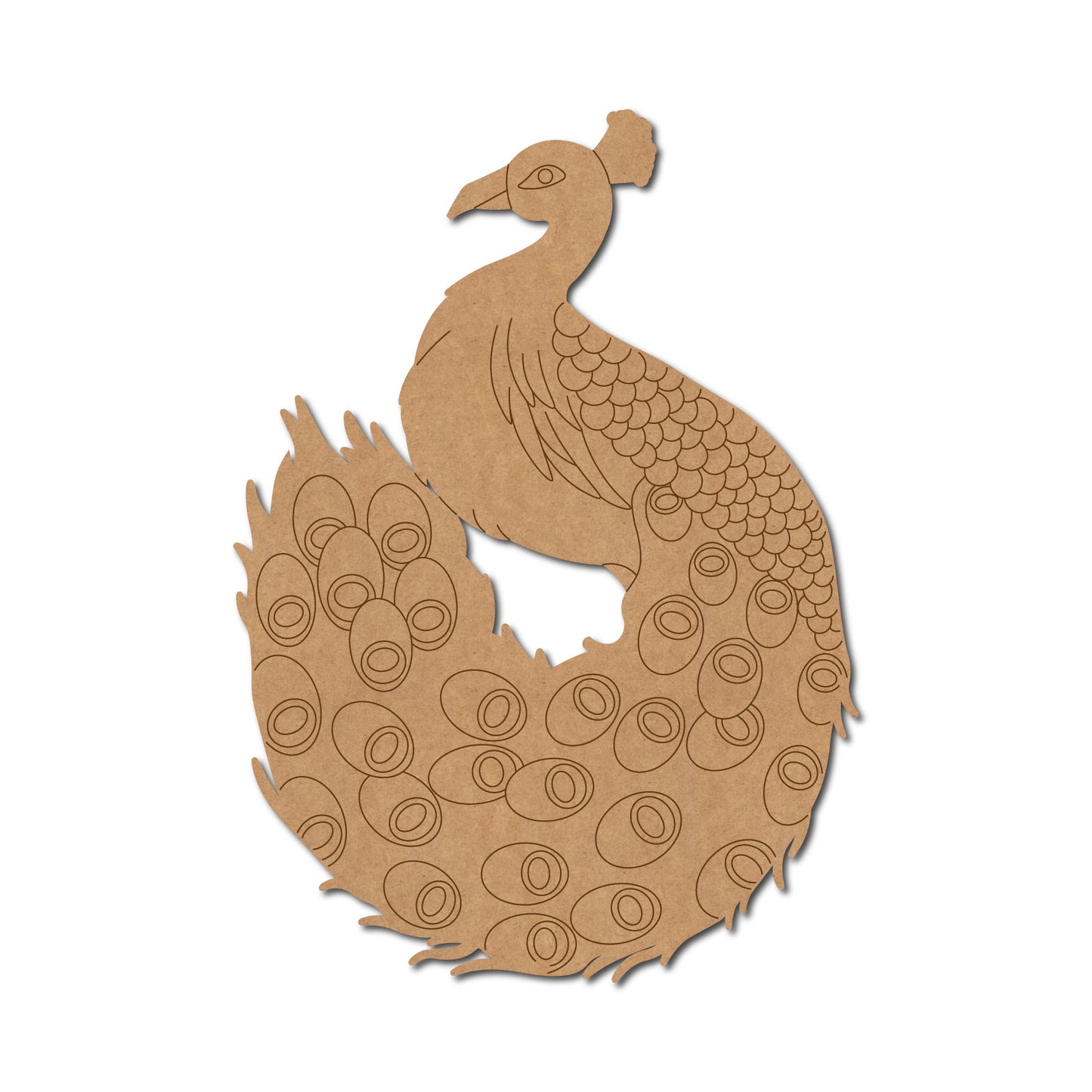 Peacock Pre Marked MDF Design 6