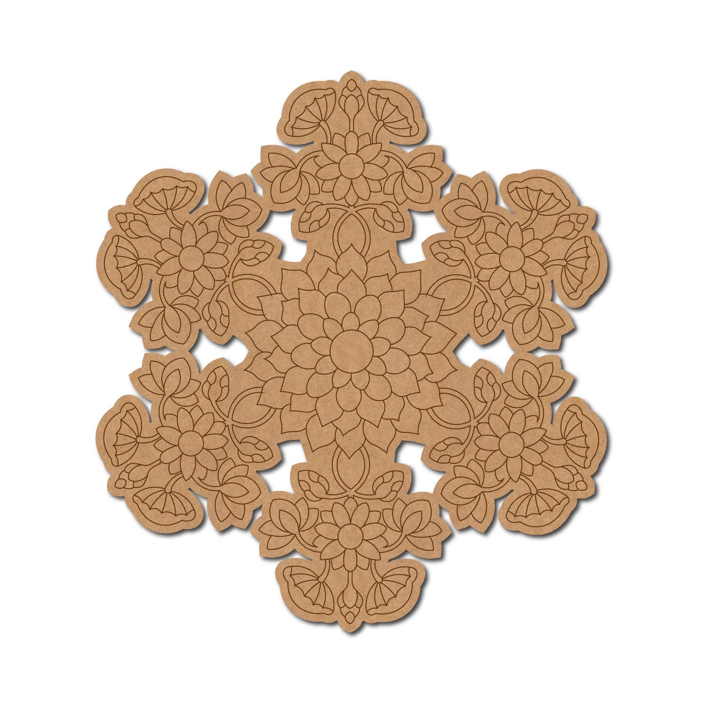 Pichwai Mandala Pre Marked Base MDF Design 1