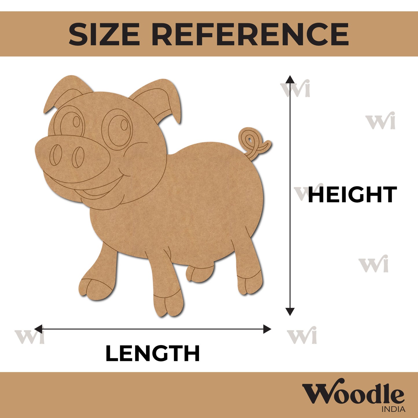 Pig Pre Marked MDF Design 2