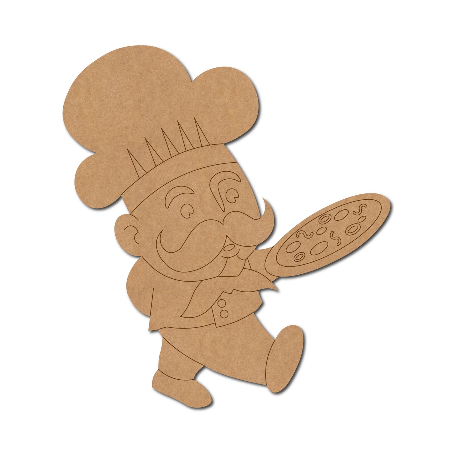 Pizza Chef Pre Marked MDF Design 1