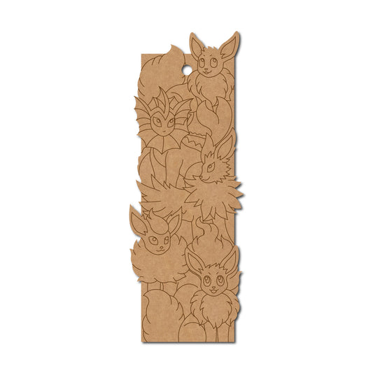 Pokemon Bookmark Pre Marked MDF Design 4