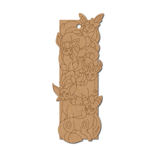Pokemon Bookmark Pre Marked MDF Design 5