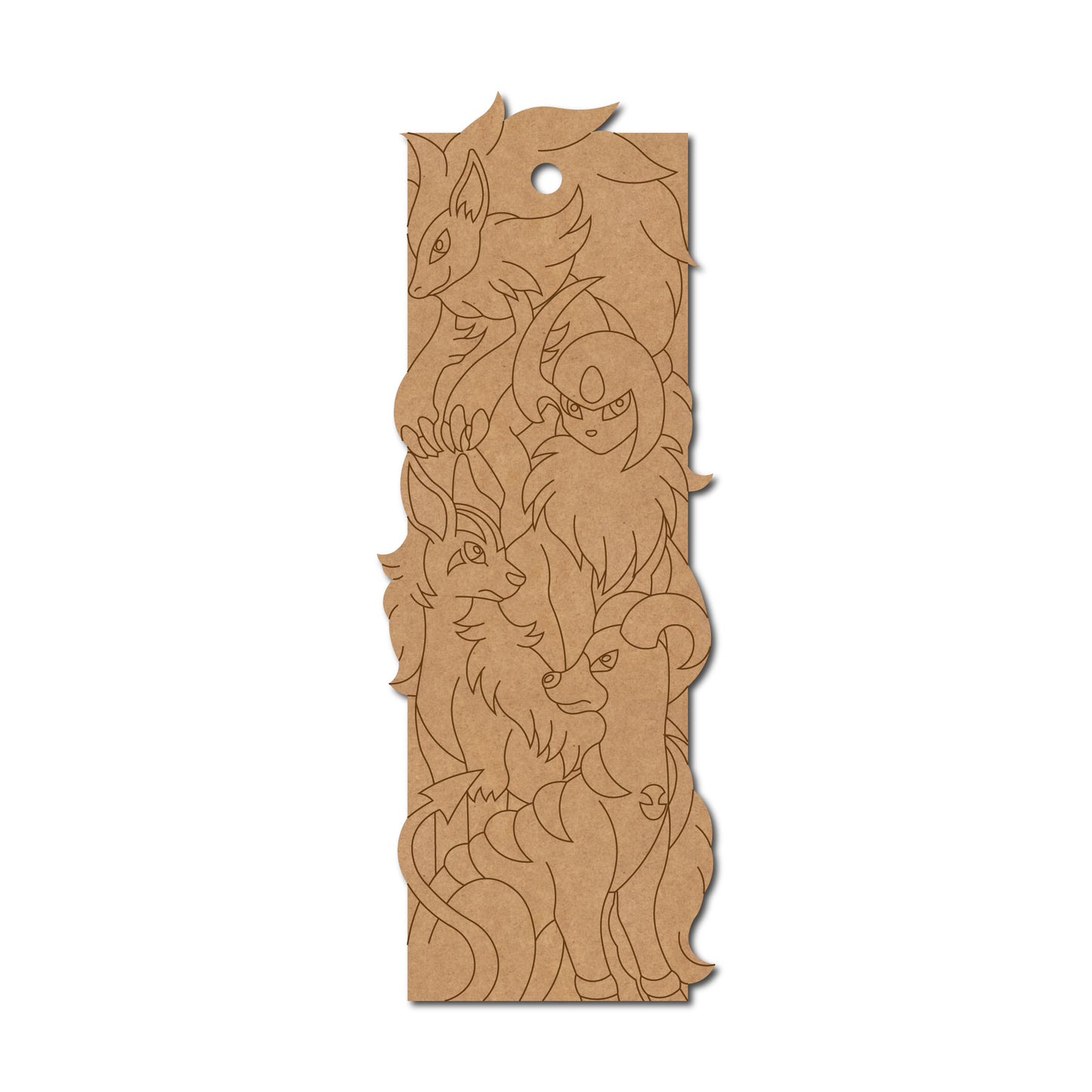 Pokemon Bookmark Pre Marked MDF Design 6