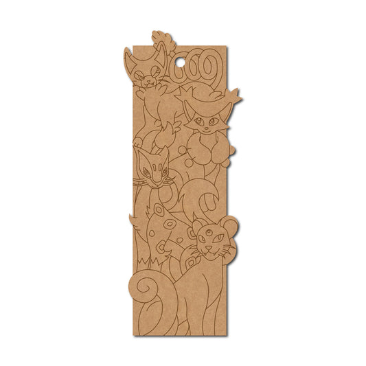 Pokemon Bookmark Pre Marked MDF Design 7