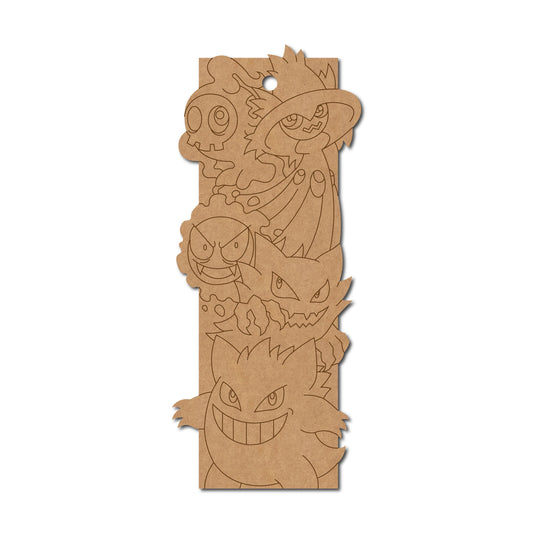 Pokemon Bookmark Pre Marked MDF Design 8