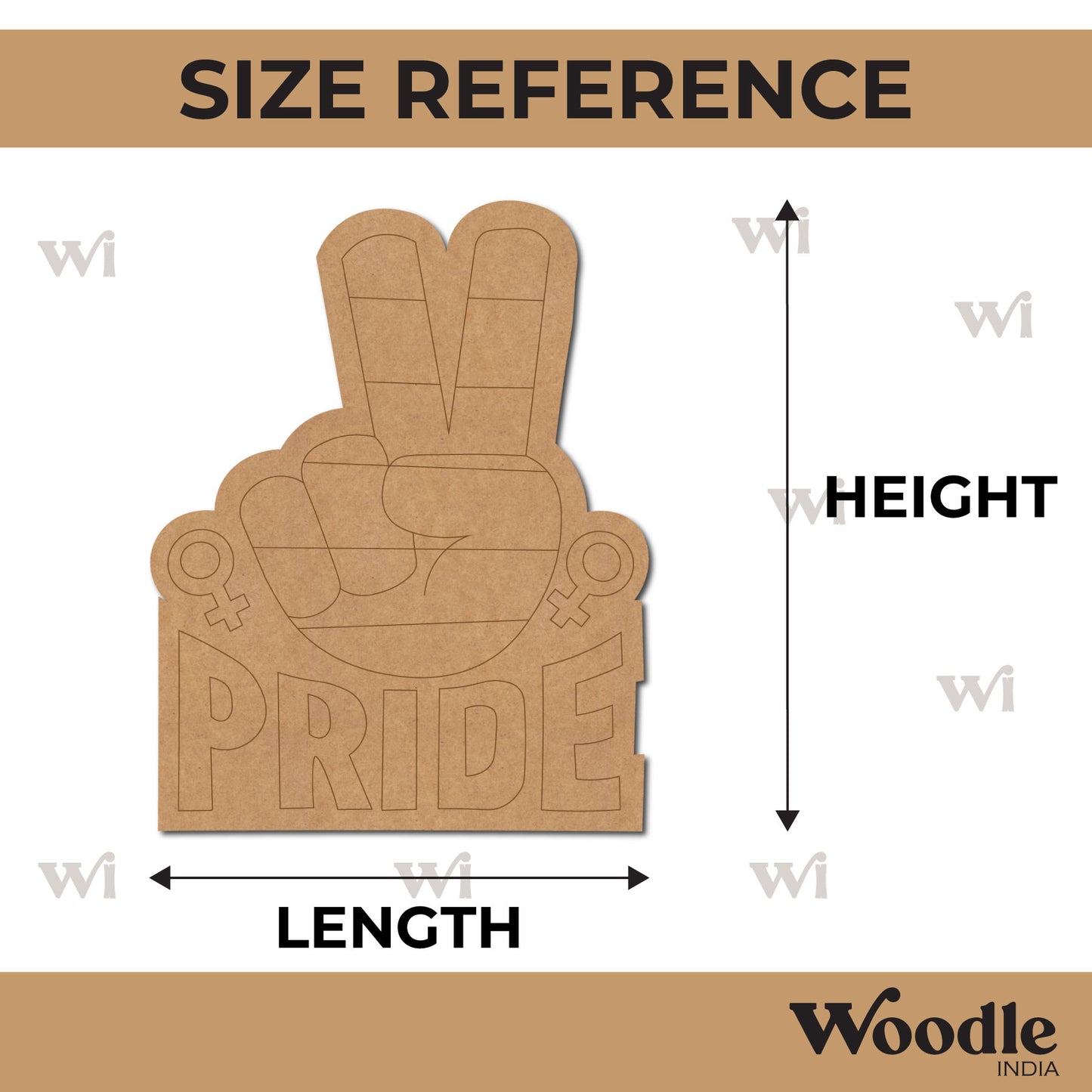Pride LGBTQ+ Pre Marked MDF Design 1