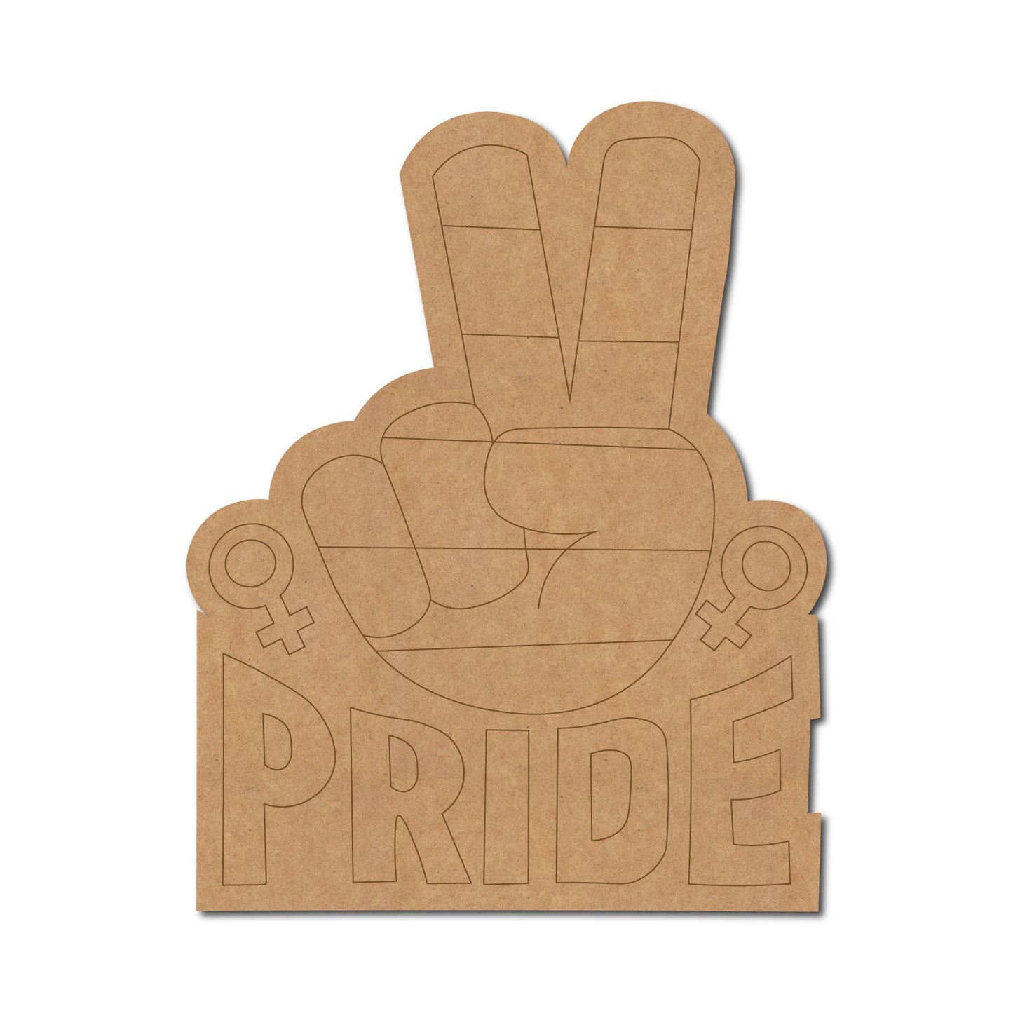 Pride LGBTQ+ Pre Marked MDF Design 1