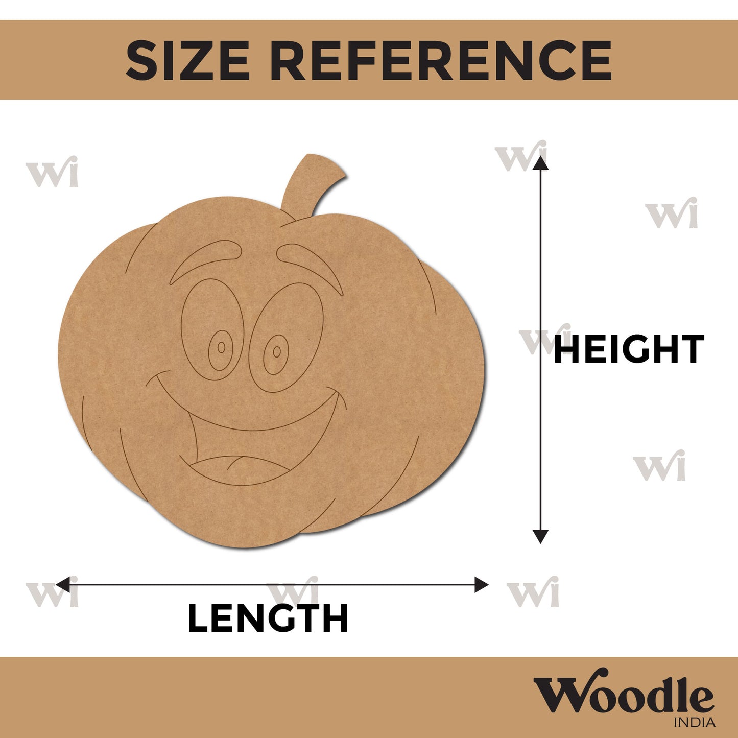 Pumpkin Pre Marked MDF Design 2