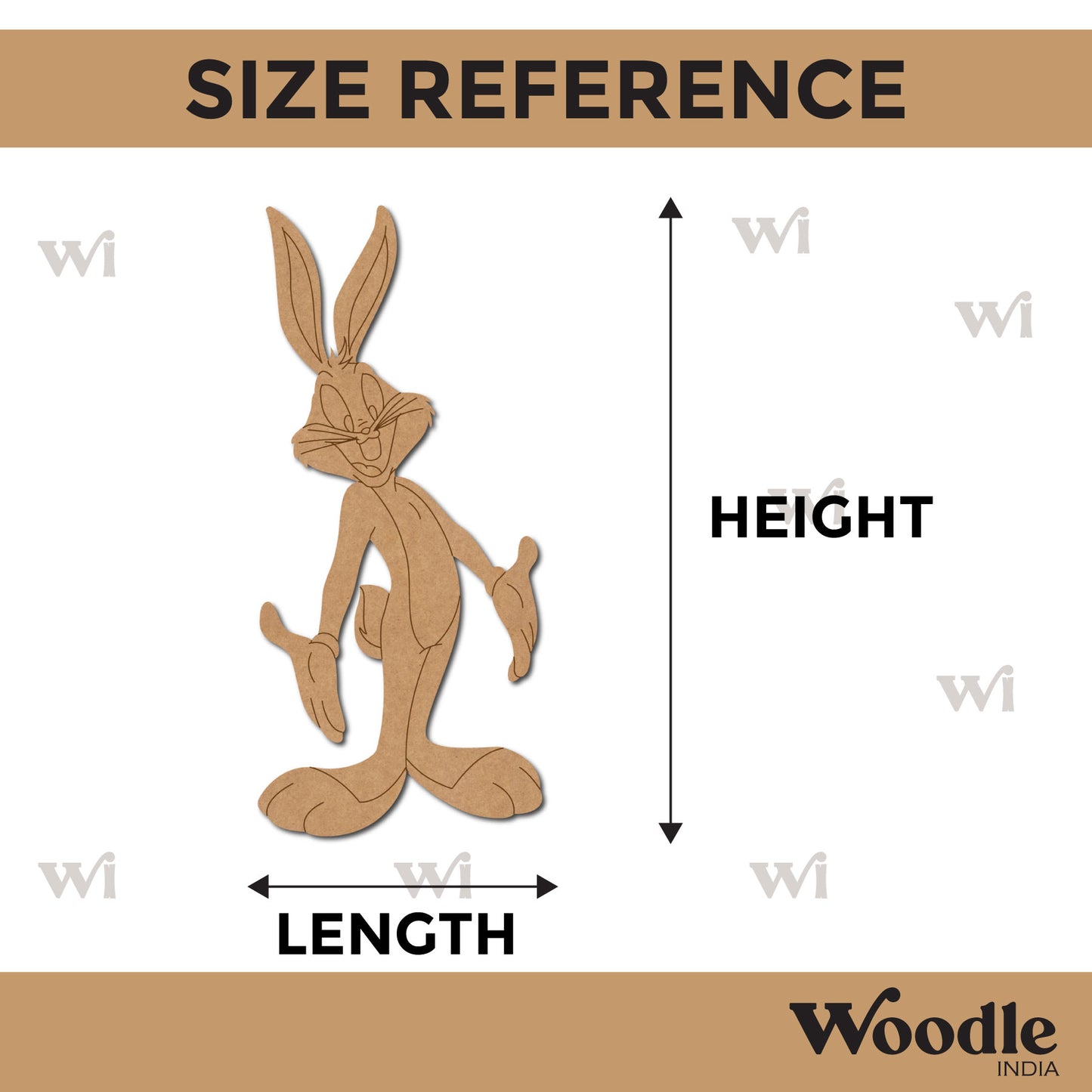 Rabbit Pre Marked MDF Design 2