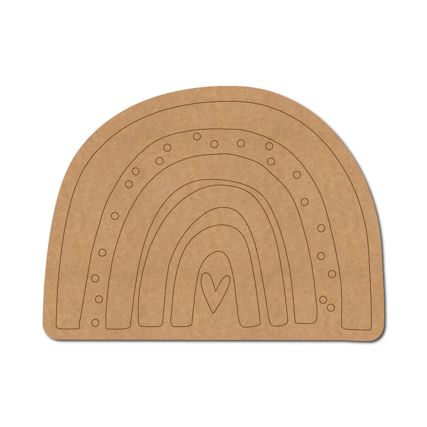 Rainbow Pre Marked MDF Design 6