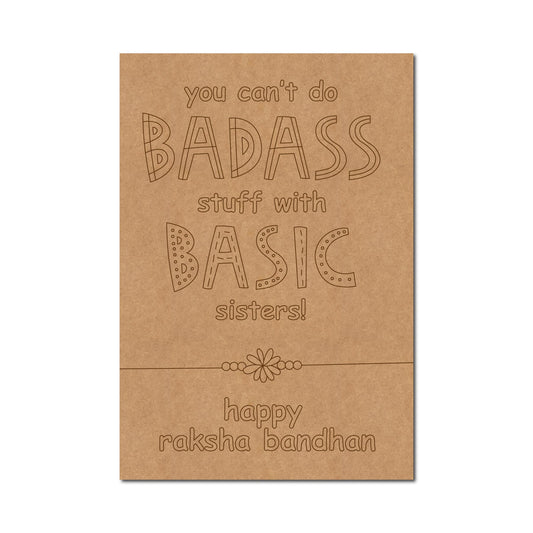 Raksha Bandhan Pre Marked Base MDF Design 3