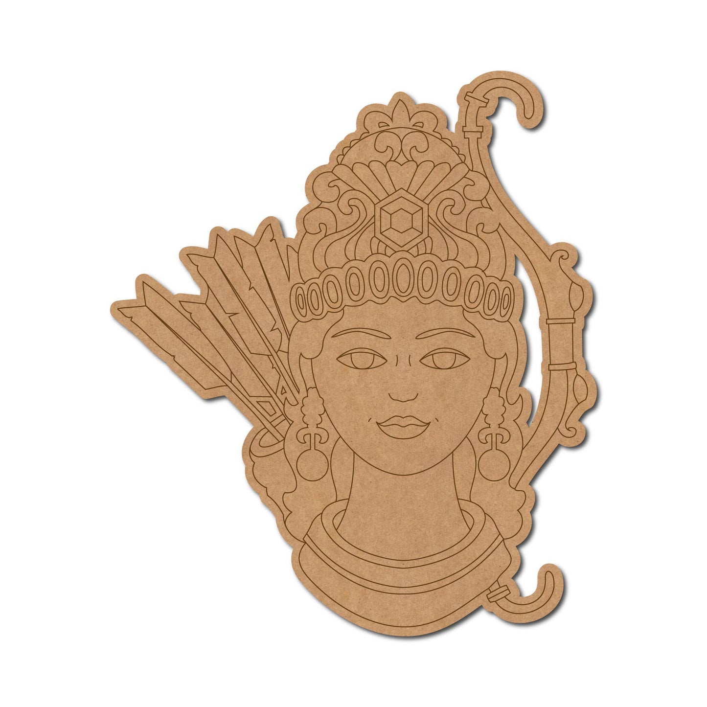 Ram Ji Pre Marked MDF Design 1