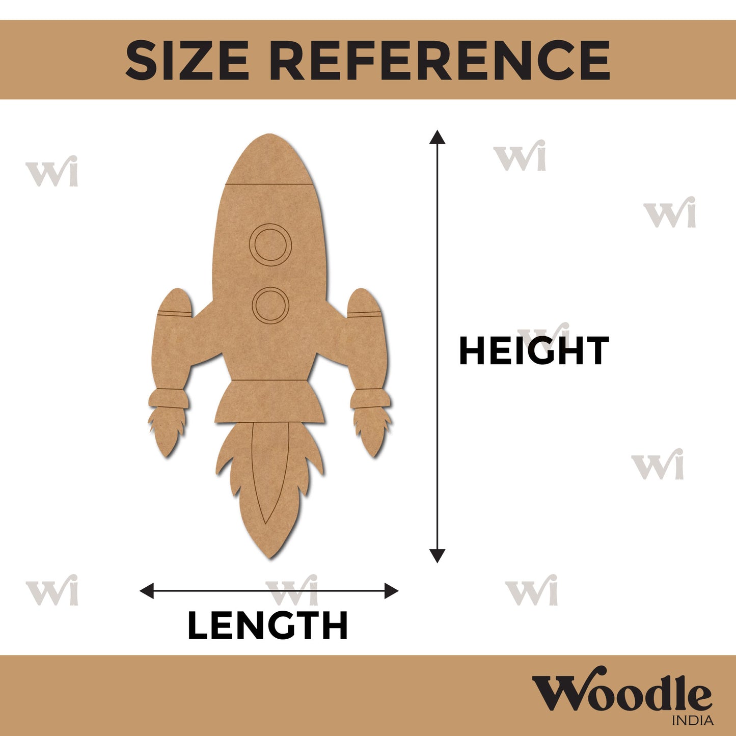 Rocket Pre Marked MDF Design 2