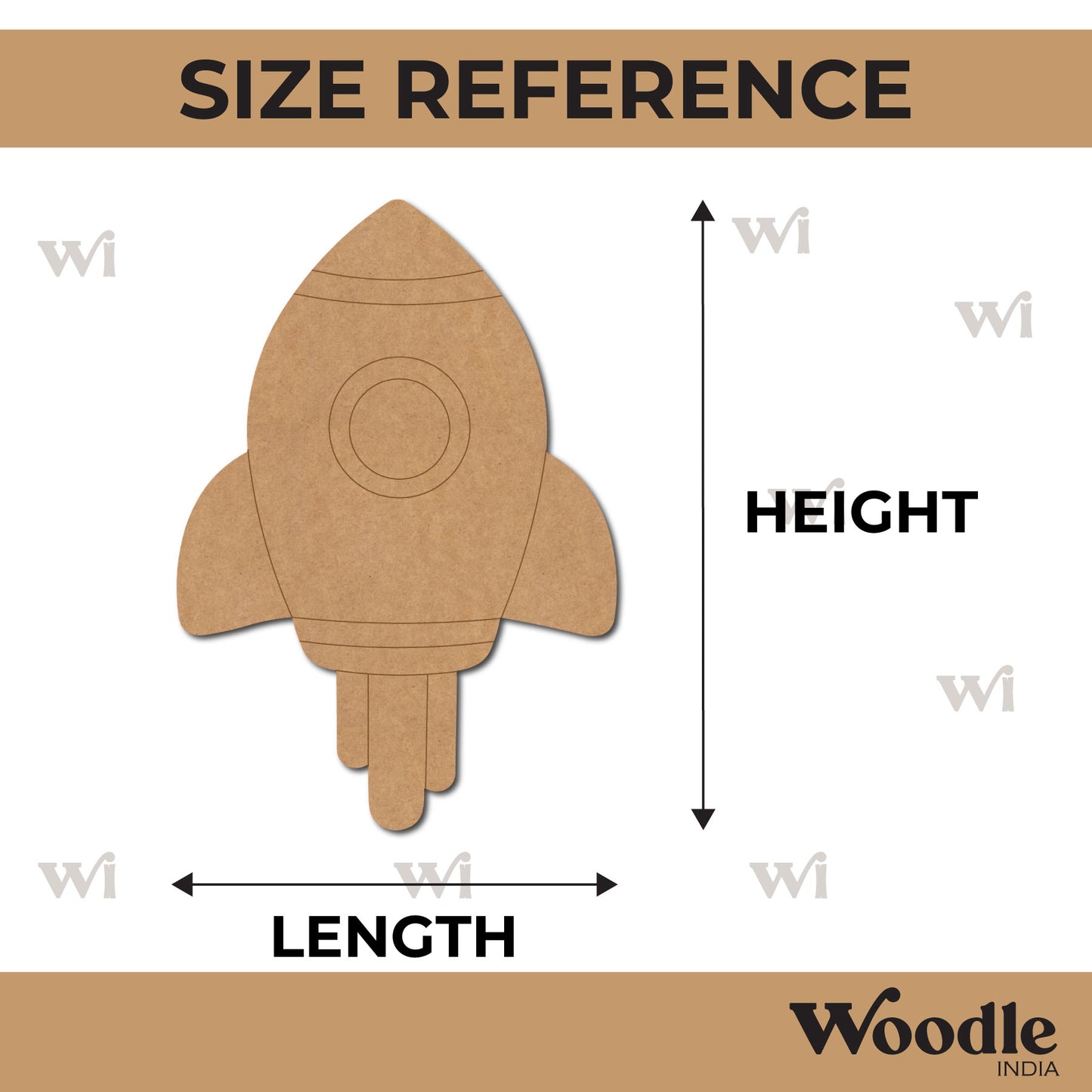 Rocket Pre Marked MDF Design 7