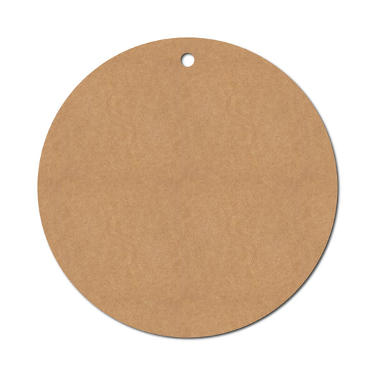 Round Base With 1 Hole Cutout MDF Design