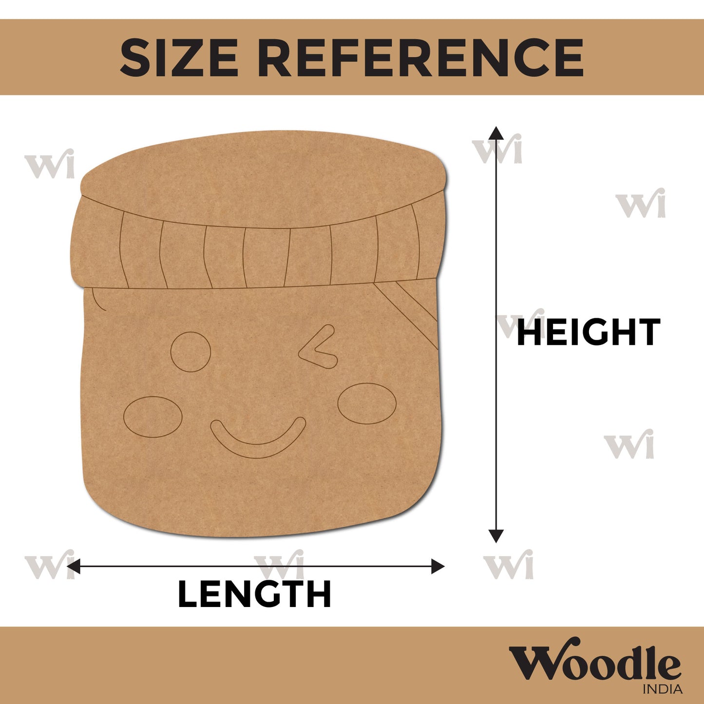 Round Small Box Pre Marked Design 1