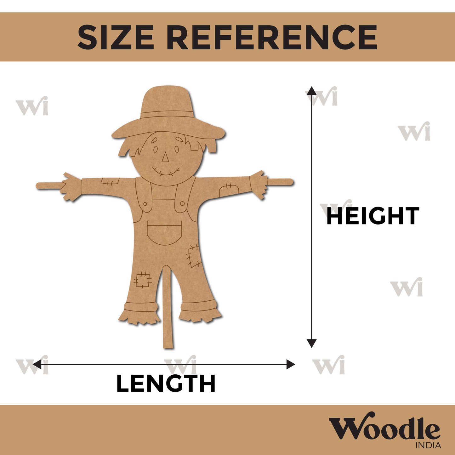 Scarecrow Pre Marked MDF Design 1