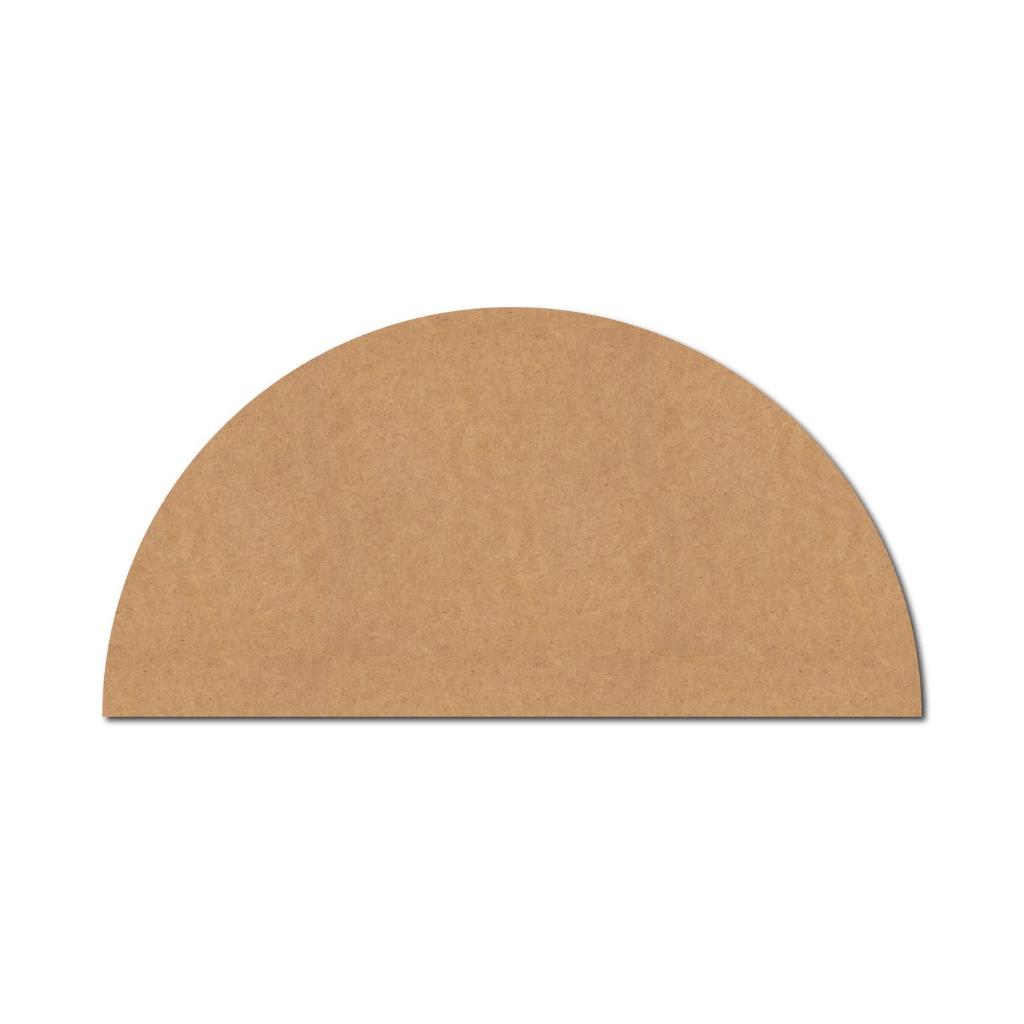 Semi Circle Base Cutout MDF Design