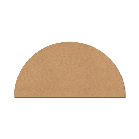 Semi Circle Base Cutout MDF Design