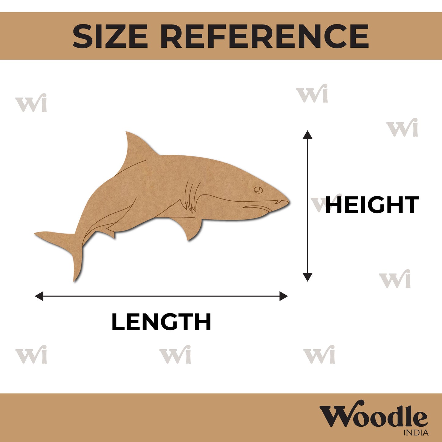 Shark Pre Marked MDF Design 9