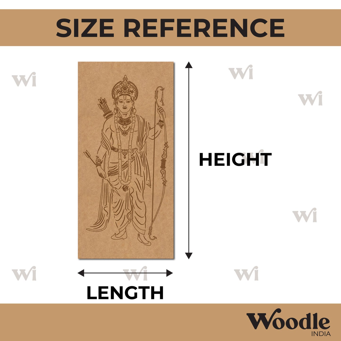 Shri Ram Pre Marked Base MDF Design 1