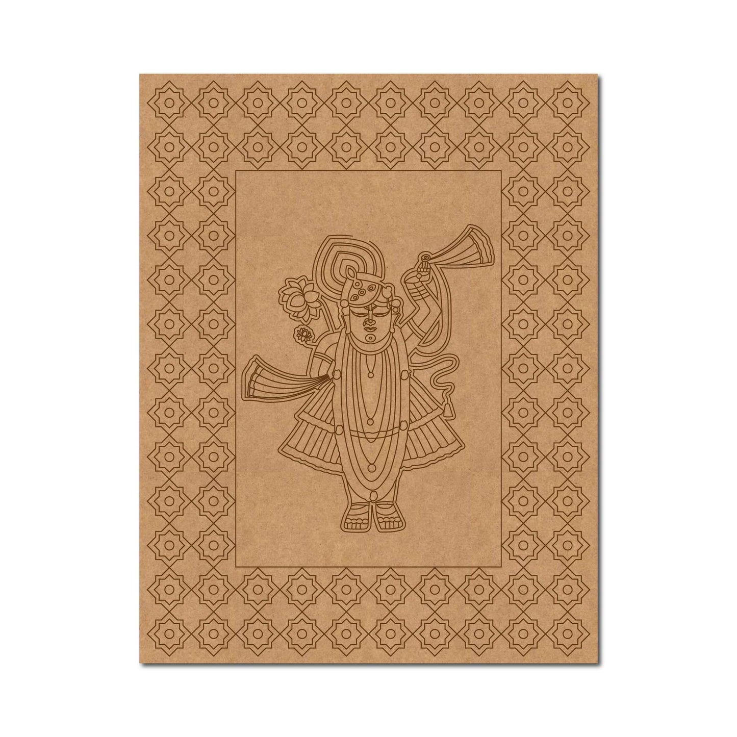 Shrinath Ji Pre Marked Base MDF Design 3