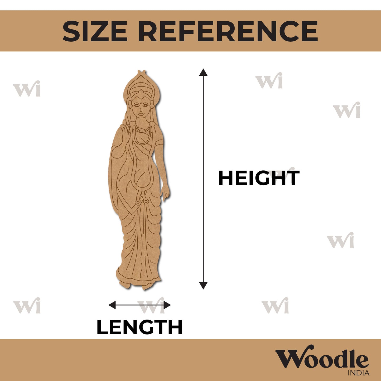 Sita Maa Pre Marked MDF Design 1