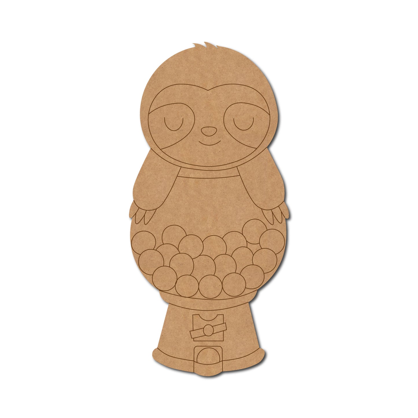 Sloth Pre Marked MDF Design 10