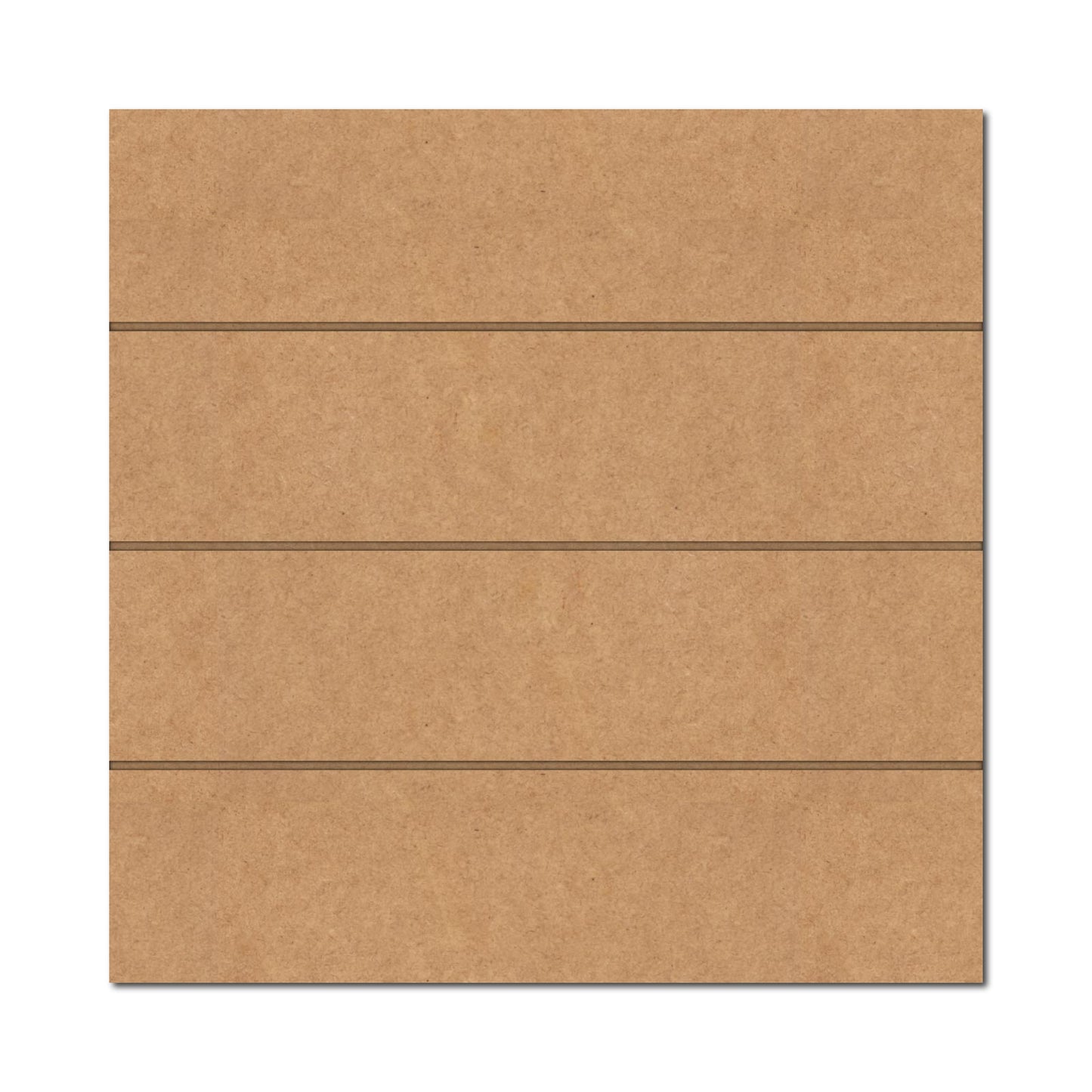 Square With Grooves MDF Design 1