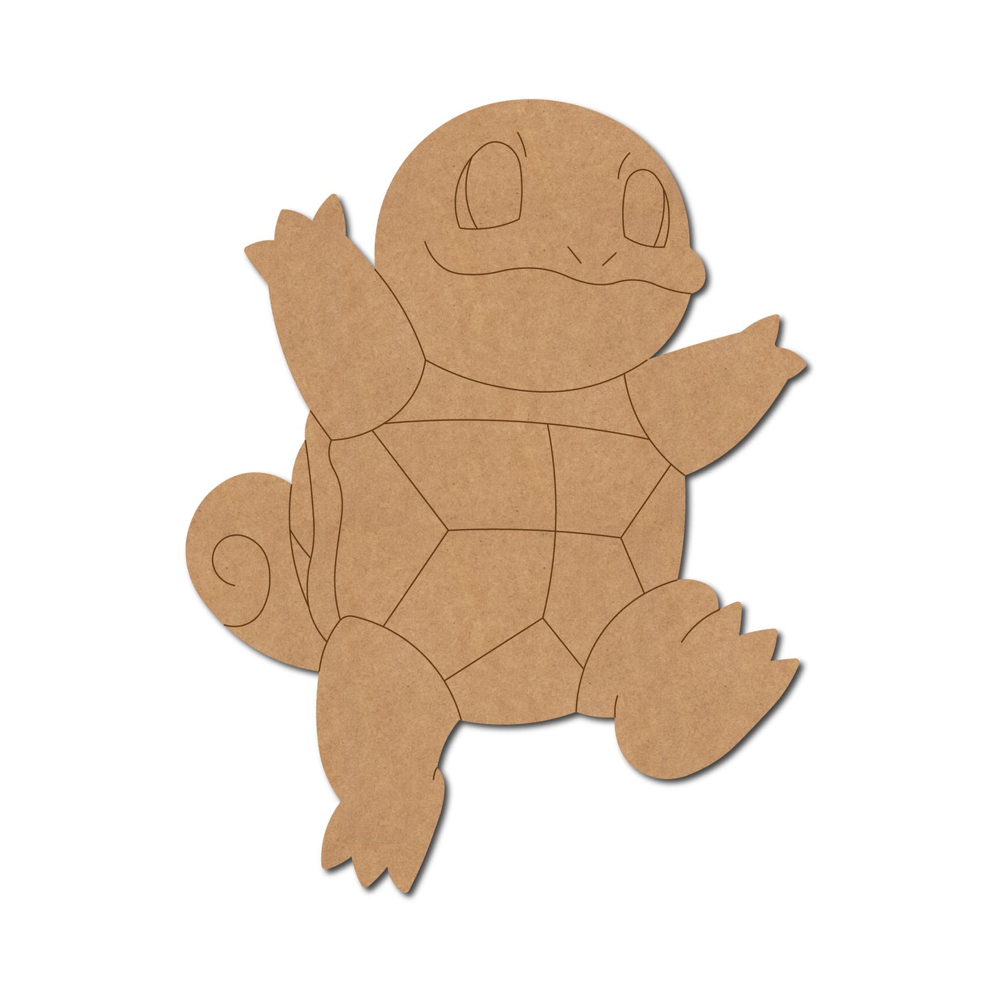 Squirtle Pokemon Pre Marked MDF Design 1