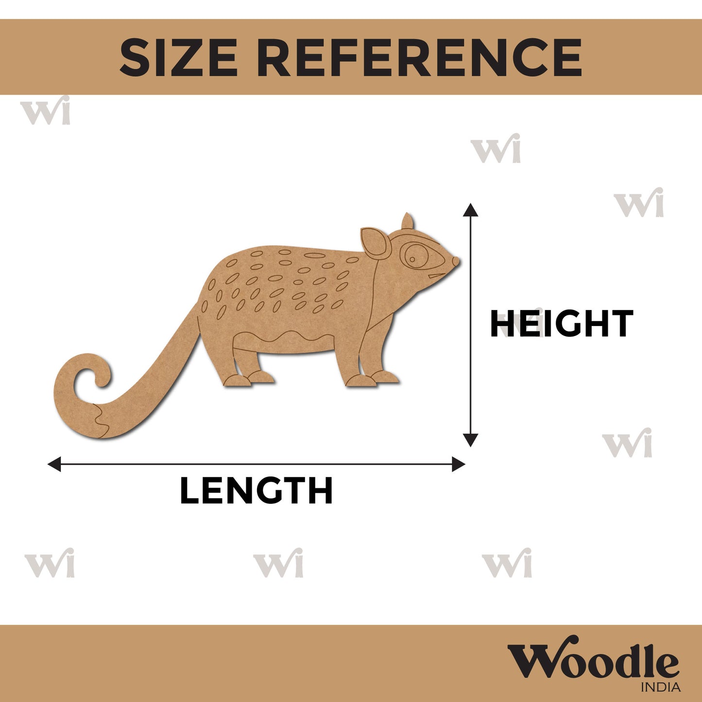 Sugar Glider Pre Marked MDF Design 1