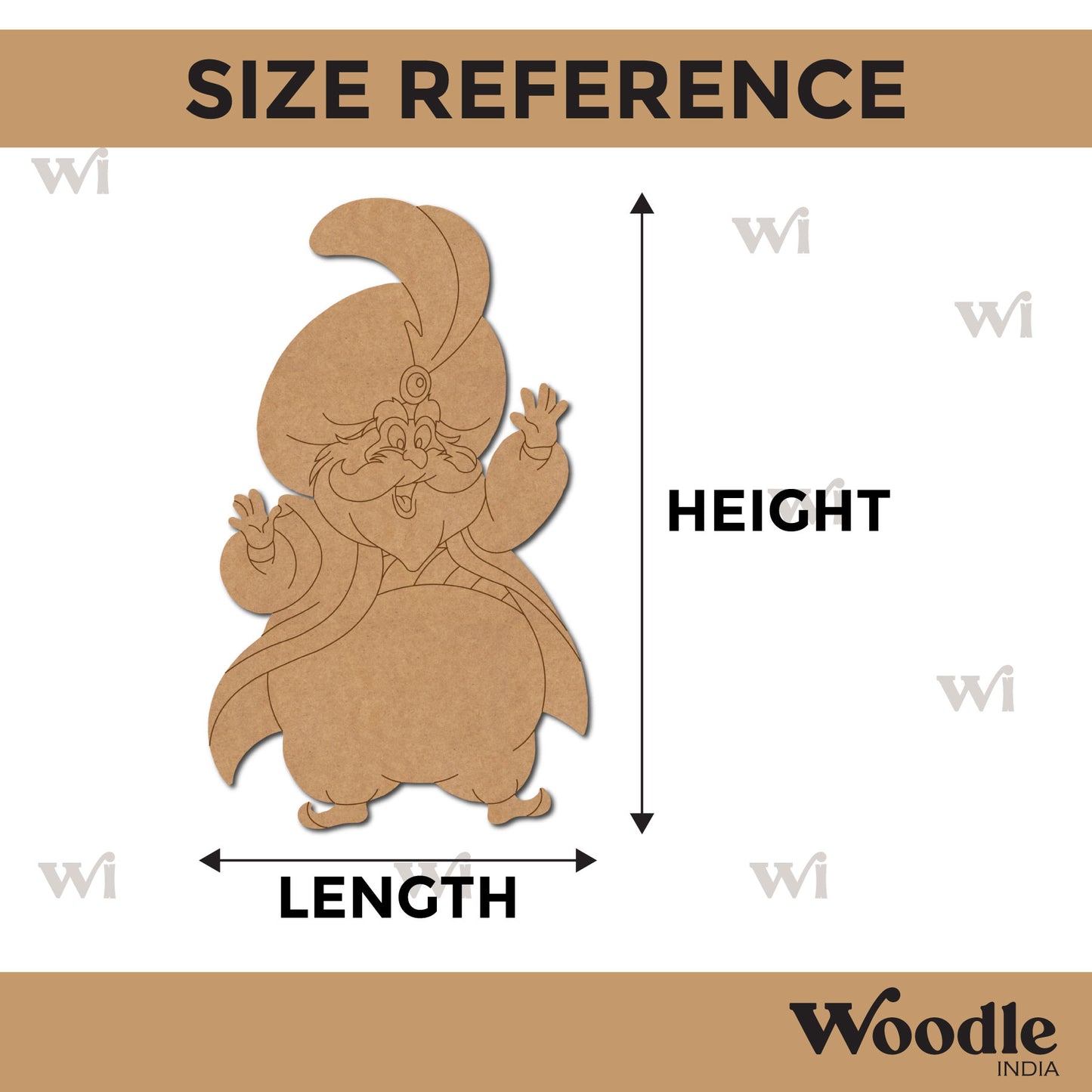 Sultan Aladdin Pre Marked MDF Design 1
