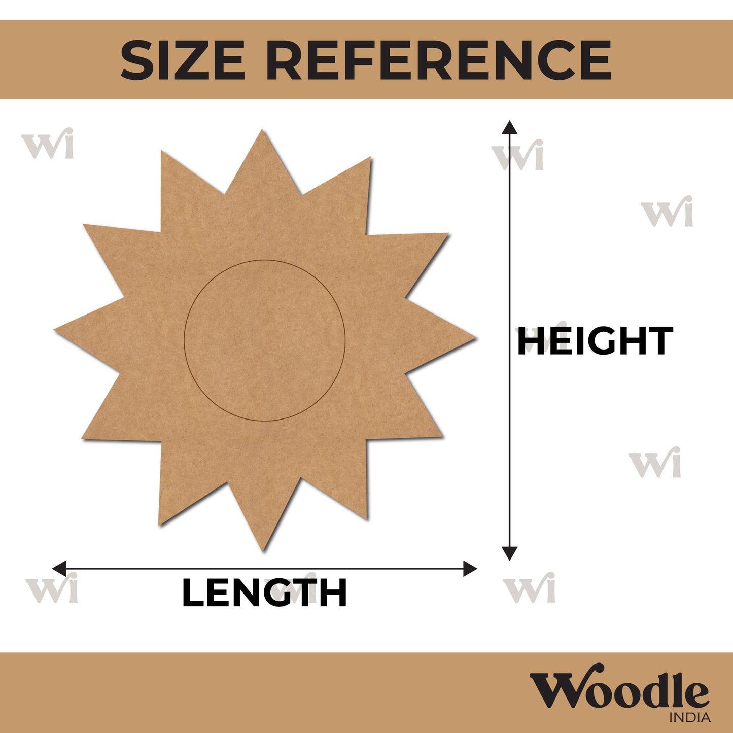 Sun Pre Marked MDF Design 2