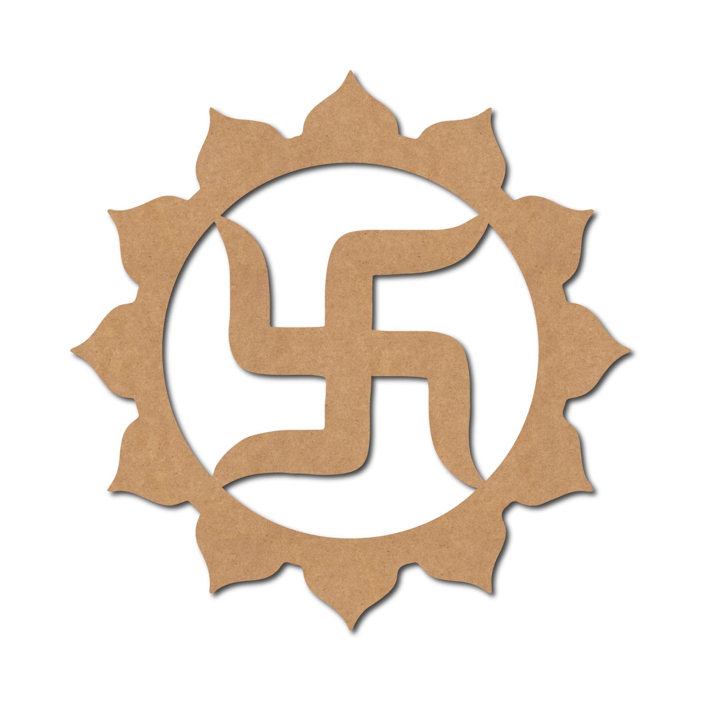 Swastik Cutout MDF Design 2