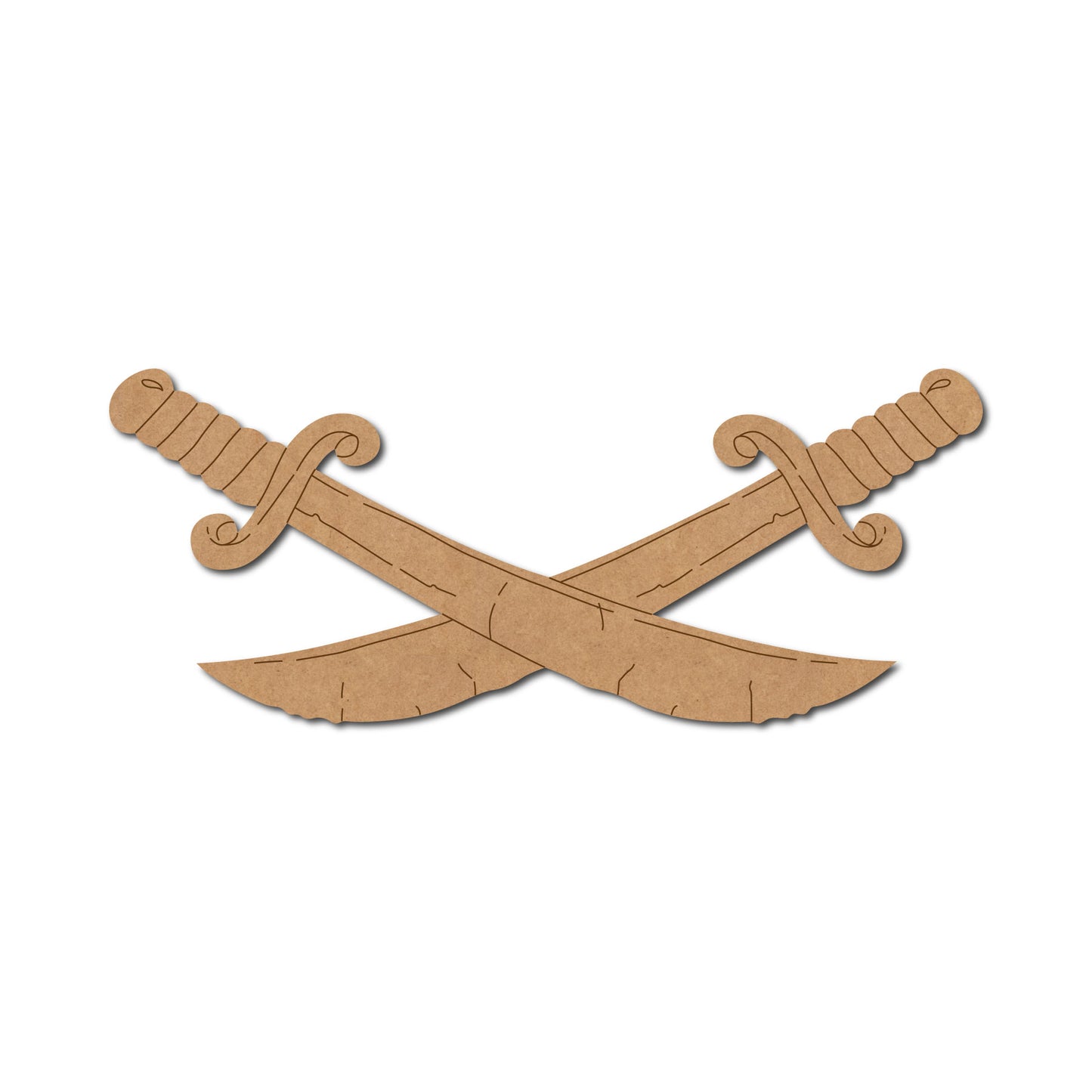 Swords Pre Marked MDF Design 1