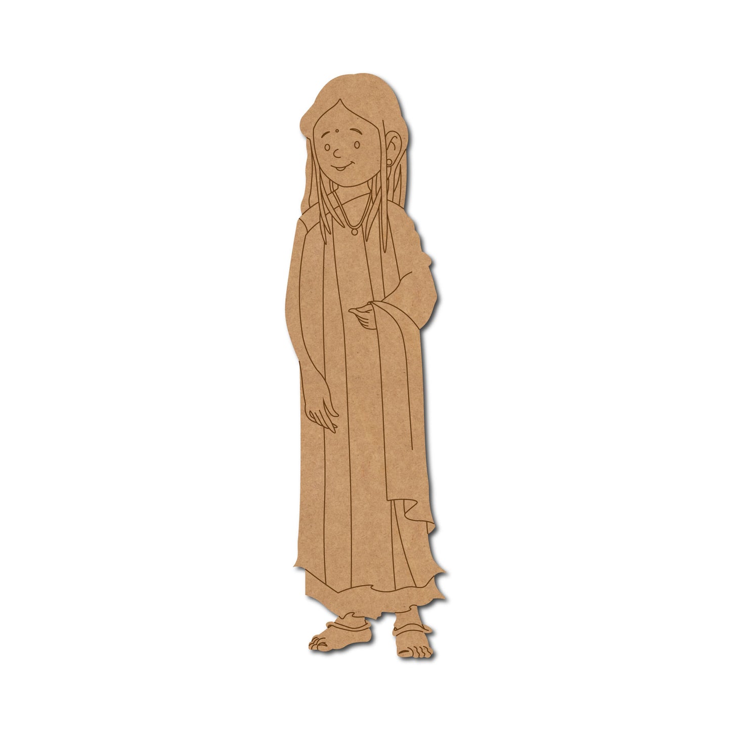Tamil Nadu Woman Pre Marked MDF Design 1