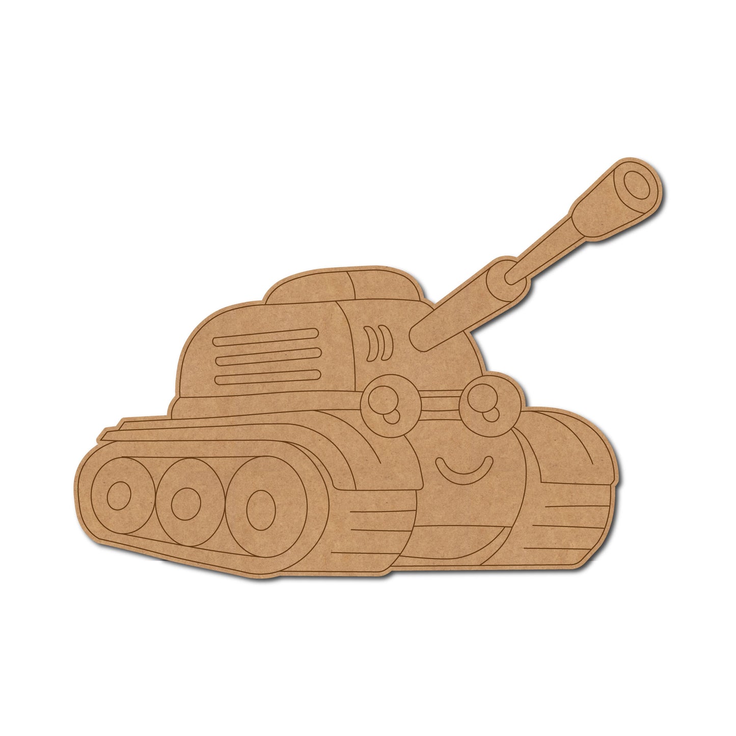 Tank Pre Marked MDF Design 1