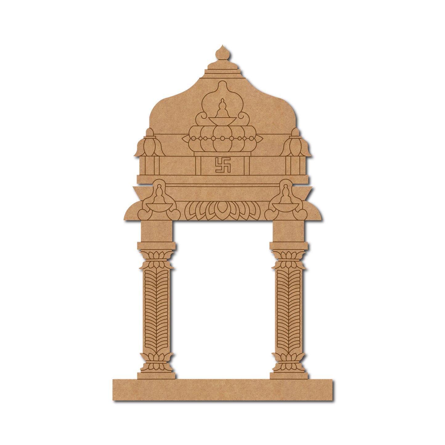 Temple Pre Marked MDF Design 2