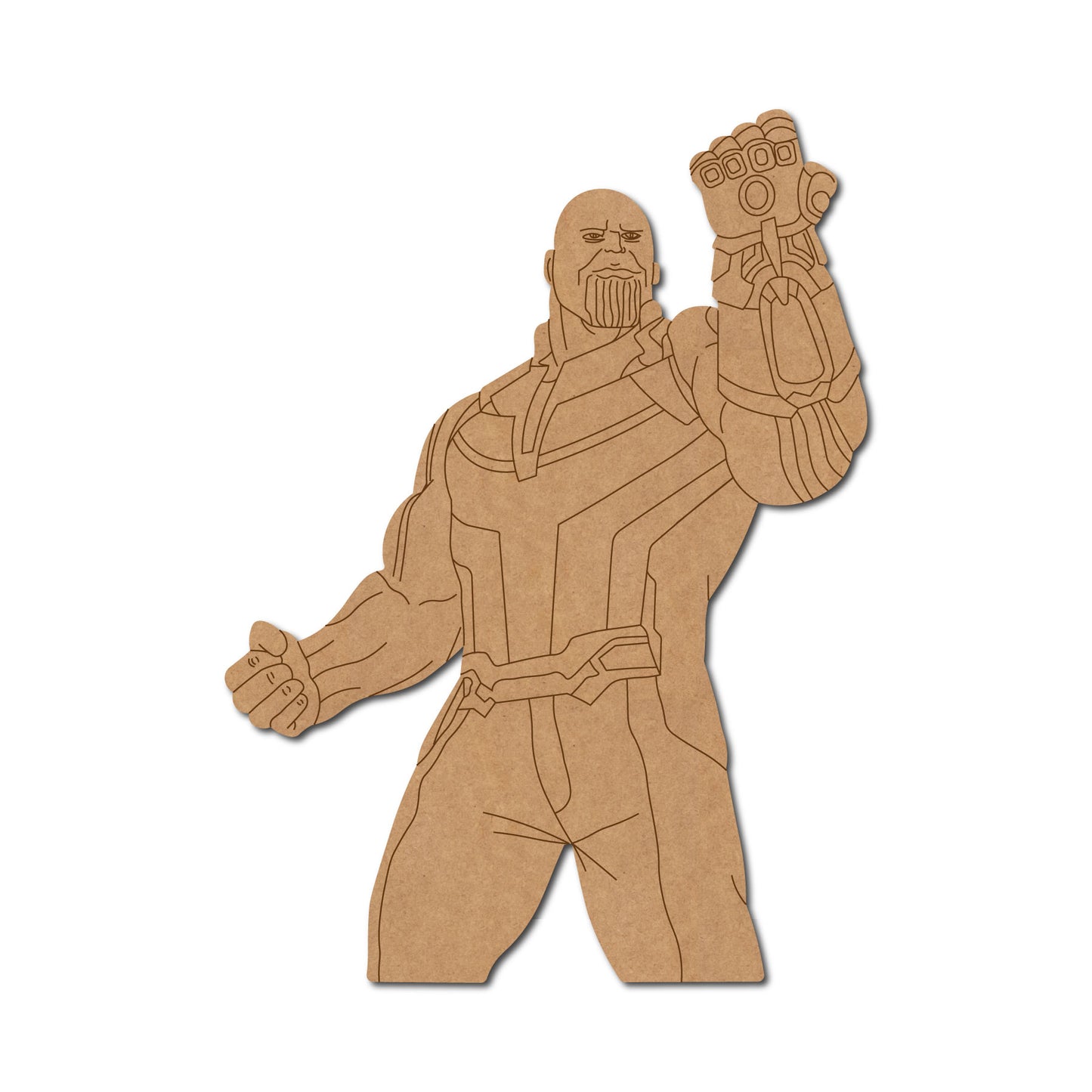 Thanos Marvel Avengers Pre Marked MDF Design 1