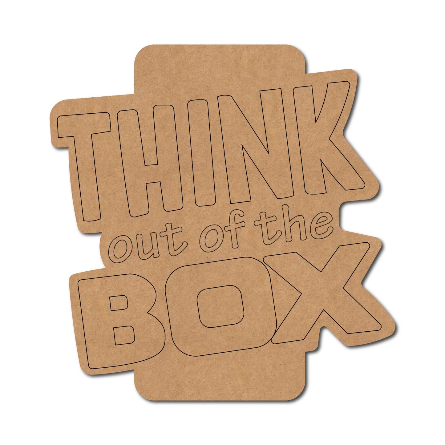 Think Out Of The Box Pre Marked Base MDF Design 1