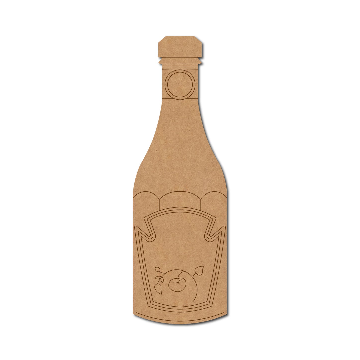 Tomato Ketchup Bottle Pre Marked MDF Design 1