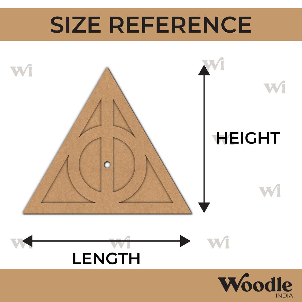 Triangle Clock MDF Design 1