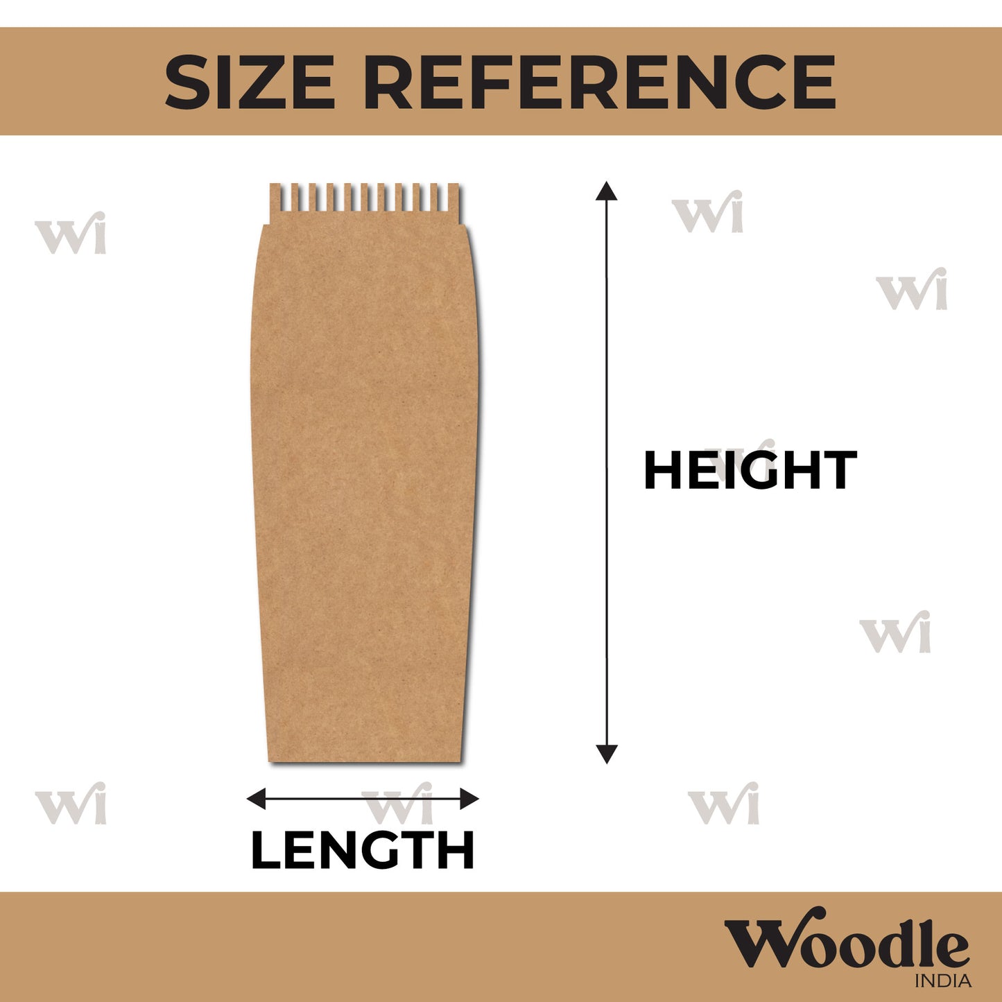 Trimmer Cutout MDF Design 1