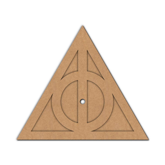 Triangle Clock MDF Design 1