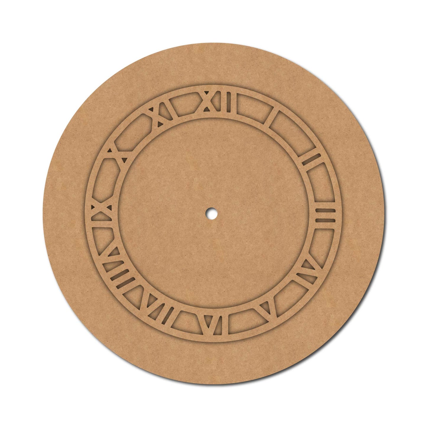Round Clock MDF Design 3