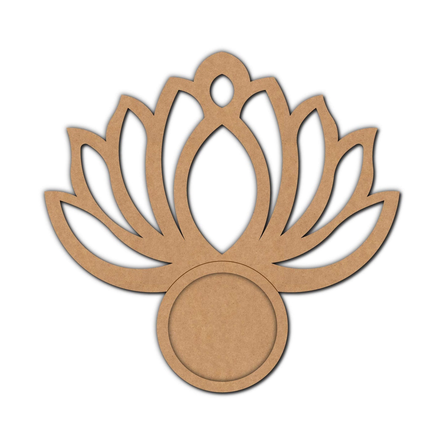 Lotus Diya Tealight Holder MDF Design 1