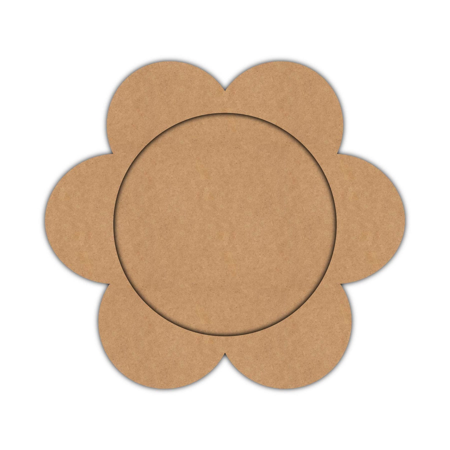 Flower Pooja Thali MDF Design 1